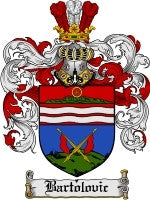 Bartolovic coat of arms family crest download