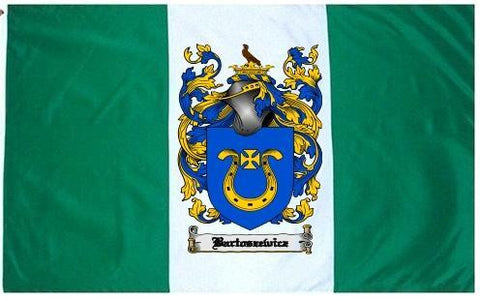 Bartoszewicz family crest coat of arms flag