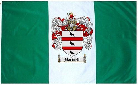 Barwell family crest coat of arms flag