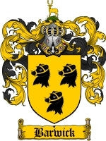 Barwick coat of arms family crest download