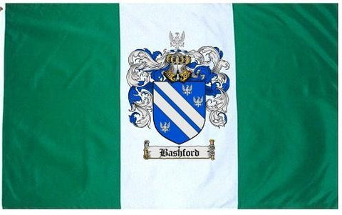 Bashford family crest coat of arms flag