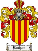 Bashum coat of arms family crest download