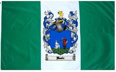 Basic family crest coat of arms flag