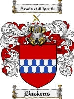 Baskens coat of arms family crest download