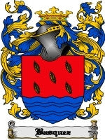 Basquez coat of arms family crest download