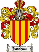 Bassham coat of arms family crest download