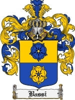 Bassi coat of arms family crest download