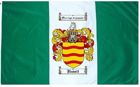 Bassit family crest coat of arms flag
