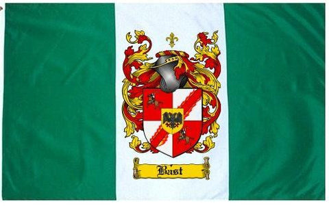 Bast family crest coat of arms flag