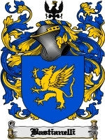 Bastianelli coat of arms family crest download
