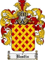 Bastin coat of arms family crest download