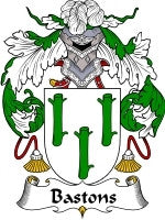 Bastons coat of arms family crest download