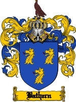 Bathern coat of arms family crest download