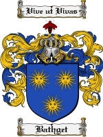 Bathget coat of arms family crest download
