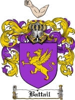 Battail coat of arms family crest download
