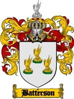 Batterson coat of arms family crest download