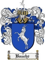 Bauche coat of arms family crest download