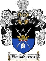 Baumgarten coat of arms family crest download