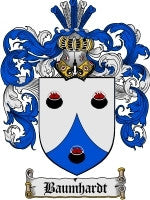 Baumhardt coat of arms family crest download