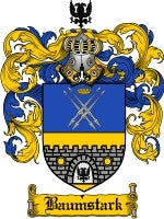 Baumstark coat of arms family crest download