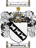 Baunbury coat of arms family crest download