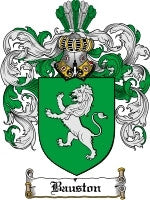 Bauston coat of arms family crest download
