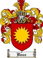 Baux coat of arms family crest download