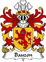 Bauzon coat of arms family crest download