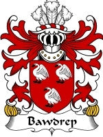 Bawdrep coat of arms family crest download