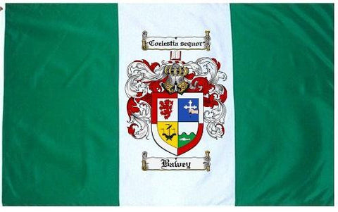 Bawey family crest coat of arms flag