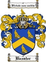 Baxster coat of arms family crest download
