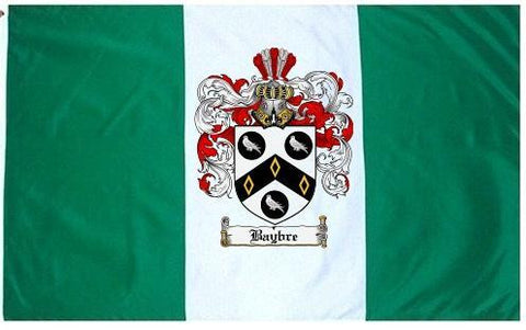 Baybre family crest coat of arms flag