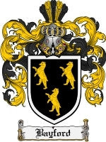 Bayford coat of arms family crest download