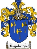 Baynbridge coat of arms family crest download