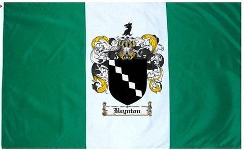 Baynton family crest coat of arms flag
