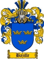 Bazille coat of arms family crest download