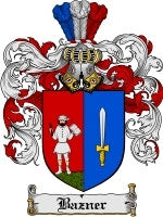 Bazner coat of arms family crest download