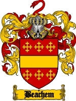Beachem coat of arms family crest download