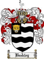 Beakley coat of arms family crest download