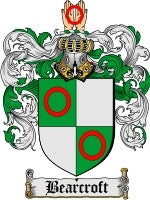 Bearcroft coat of arms family crest download