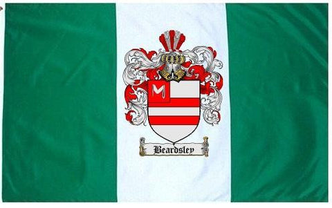 Beardsley family crest coat of arms flag