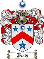 Beaty coat of arms family crest download