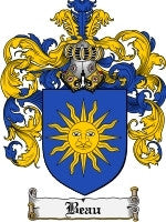 Beau coat of arms family crest download