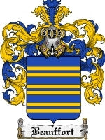 Beauffort coat of arms family crest download