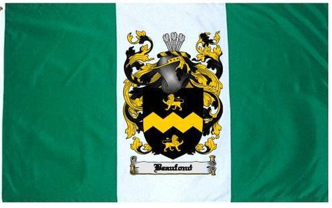 Beaufond family crest coat of arms flag