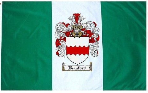 Beauford family crest coat of arms flag