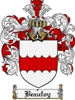 Beaufoy coat of arms family crest download