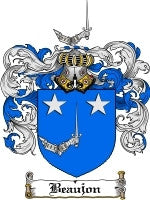 Beaujon coat of arms family crest download