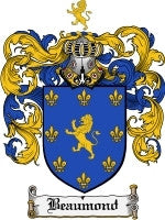 Beaumond coat of arms family crest download