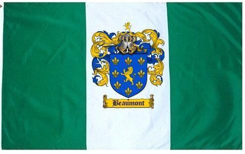 Beaumont Coat of Arms Flag Family Crest Flag Family Crests